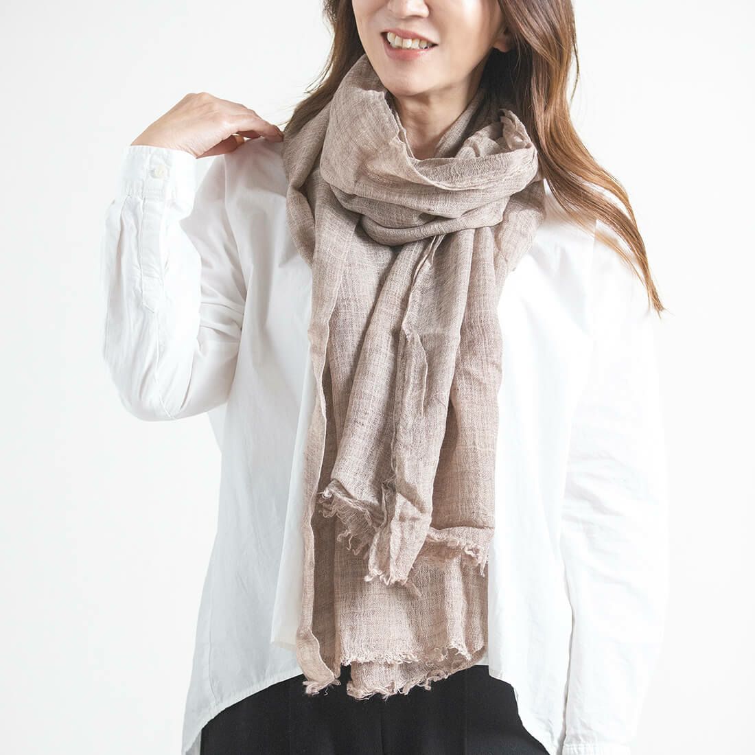 シンプルワンカラーストール