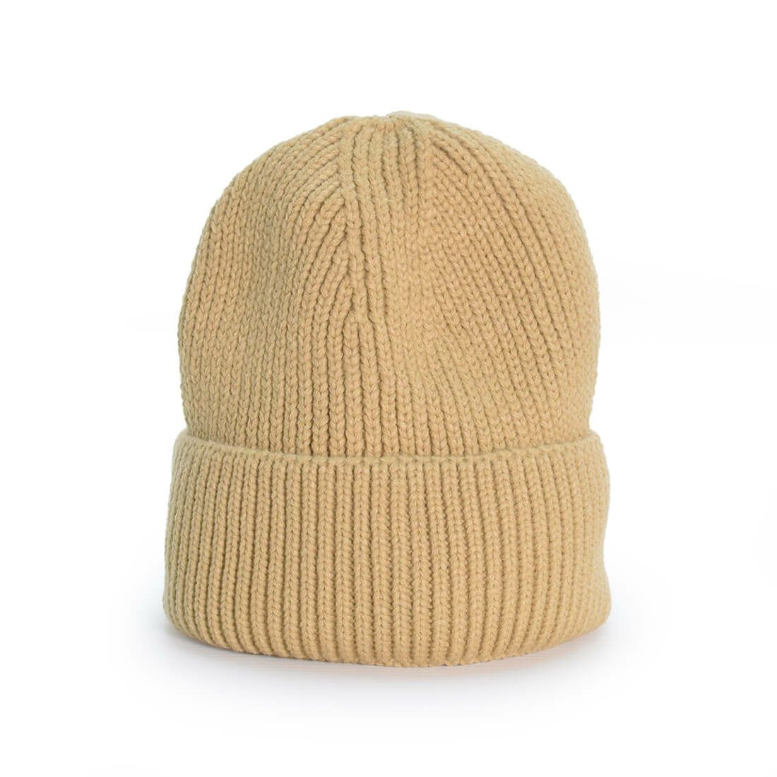 メリヤス編みニット帽