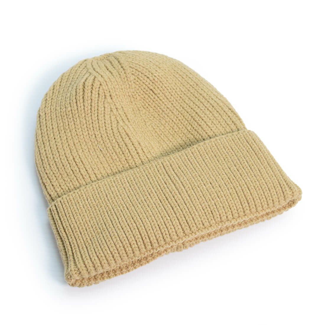 メリヤス編みニット帽