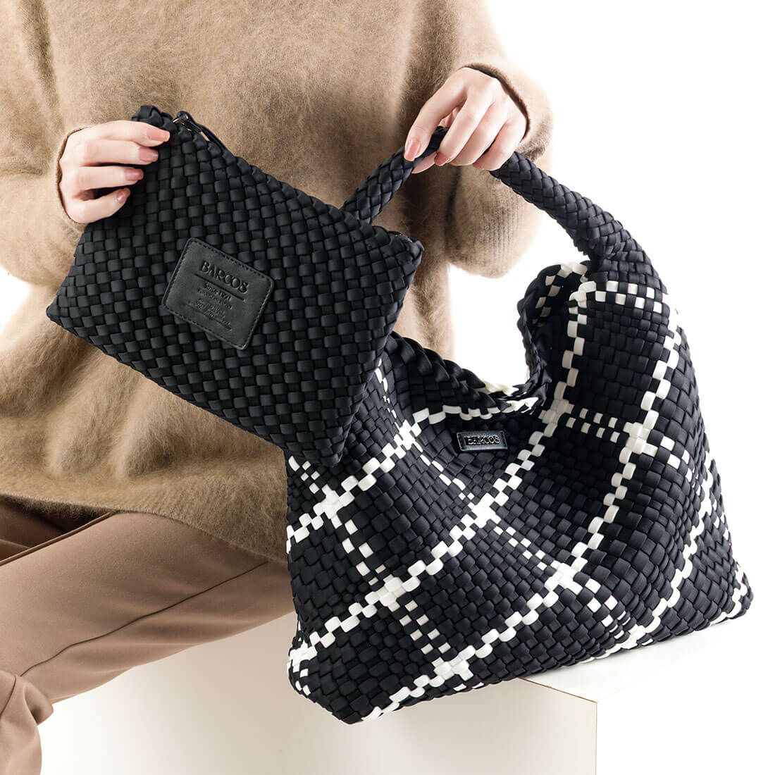 バイカラーメッシュ1本手トートバッグ | バルコス公式オンラインショップ
