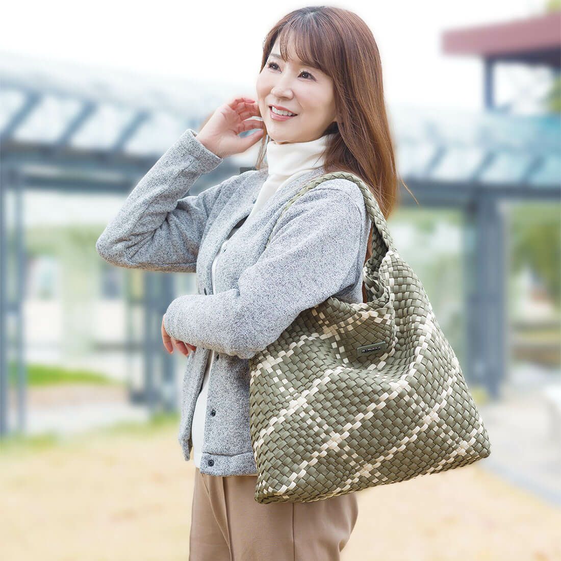 パルパルーザ　バッグ バイカラーメッシュ1本手トートバッグ | バルコス公式オンラインショップ