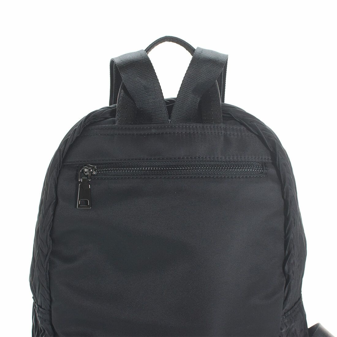 プリーツ加工ナイロンリュックサック