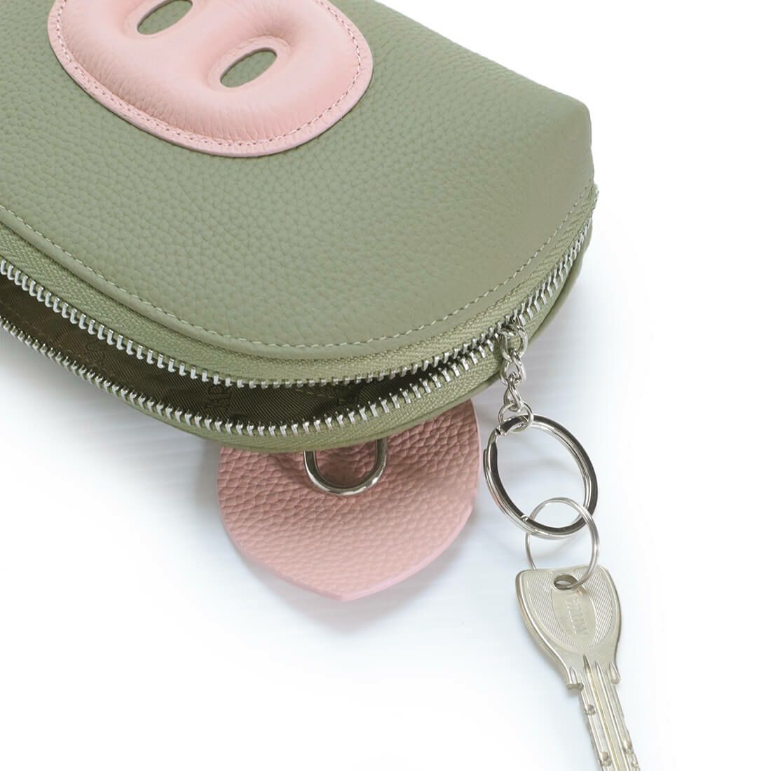 豚モチーフポーチ