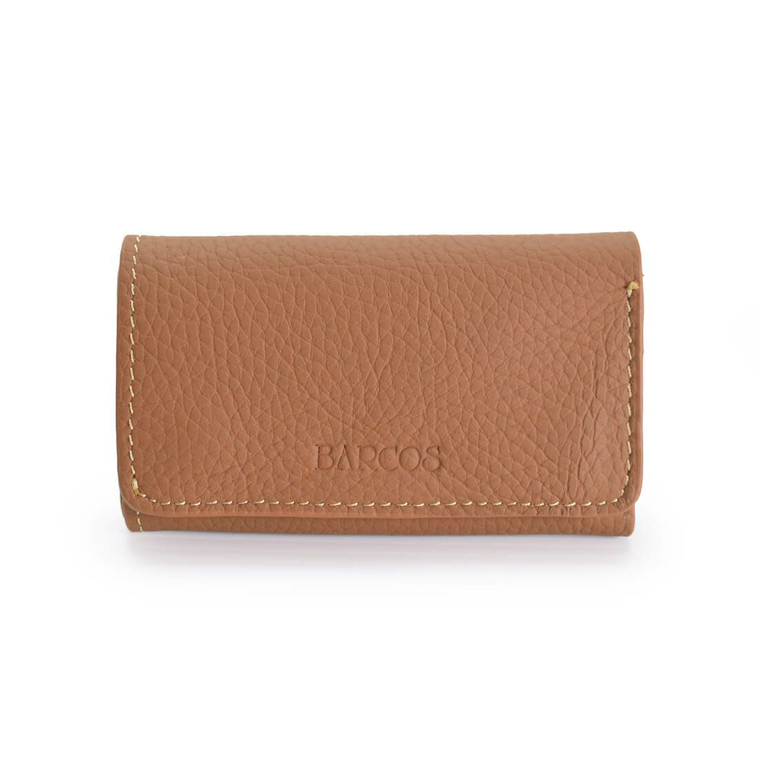 3つ折りシュリンクレザーキーケース