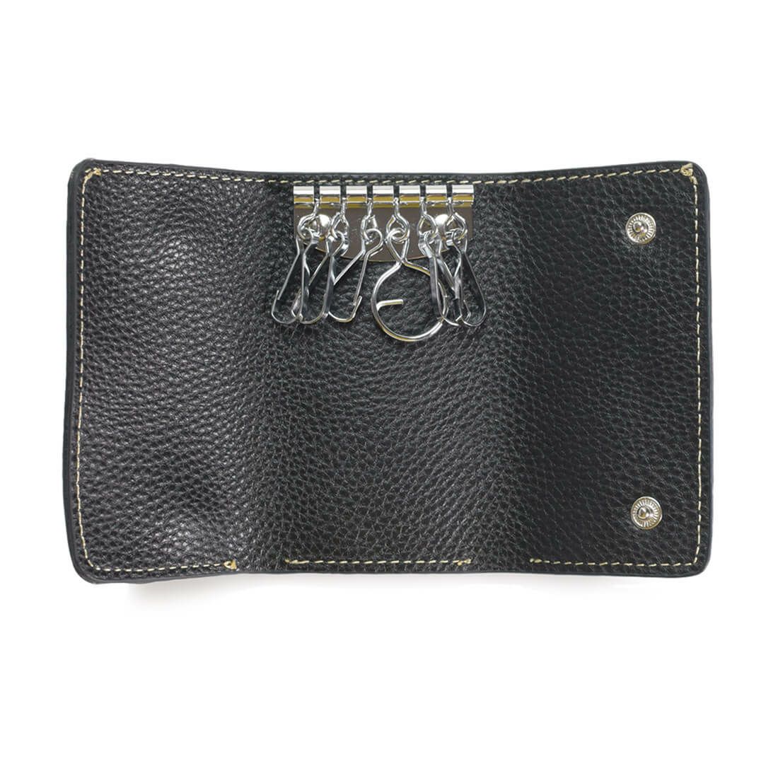 3つ折りシュリンクレザーキーケース