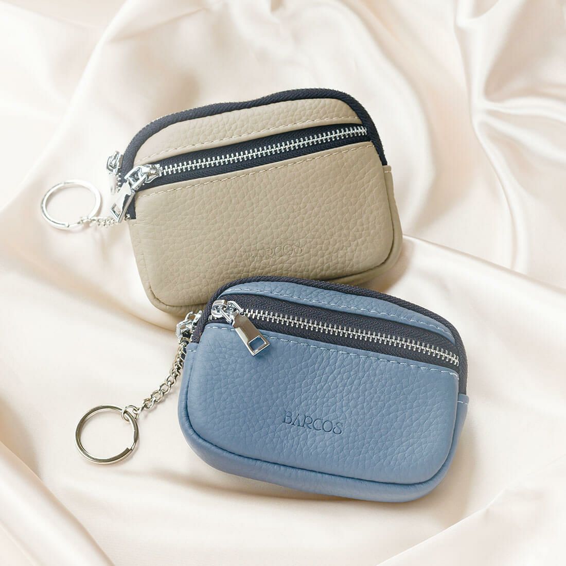 キーリング付きシュリンクコインケース