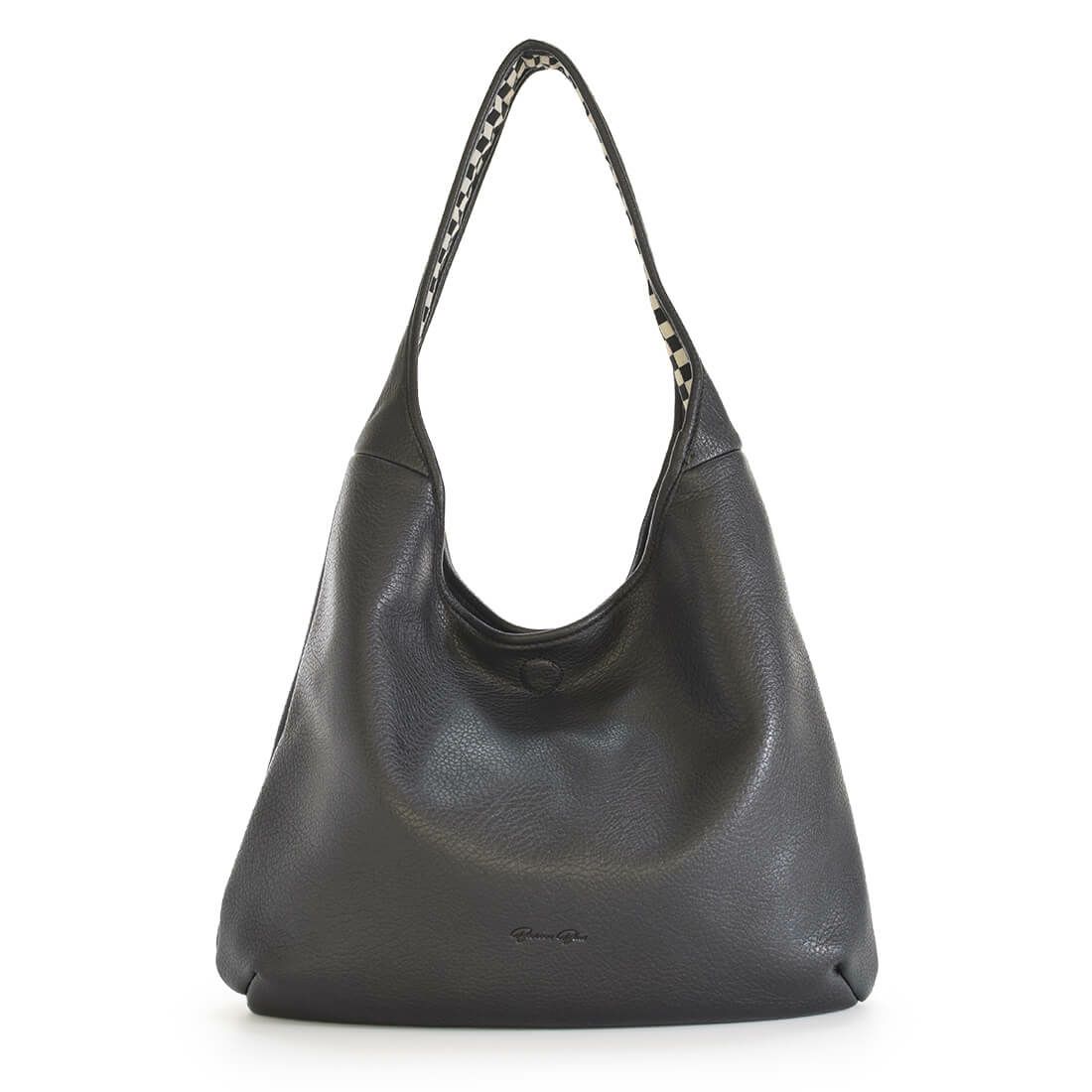 フェイクレザーショルダーバッグ