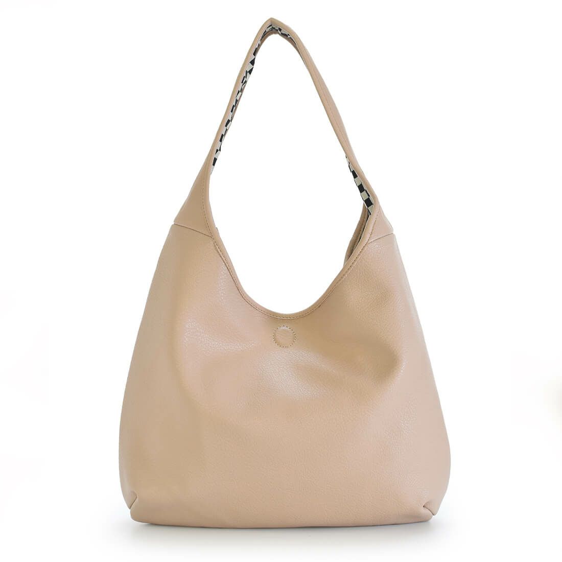 フェイクレザーショルダーバッグ