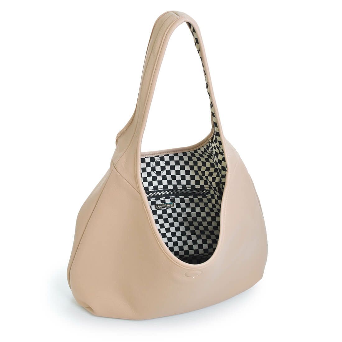 フェイクレザーショルダーバッグ