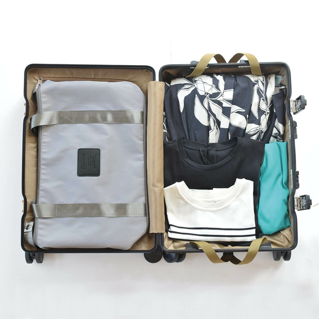 変形軽量ボストンバッグ