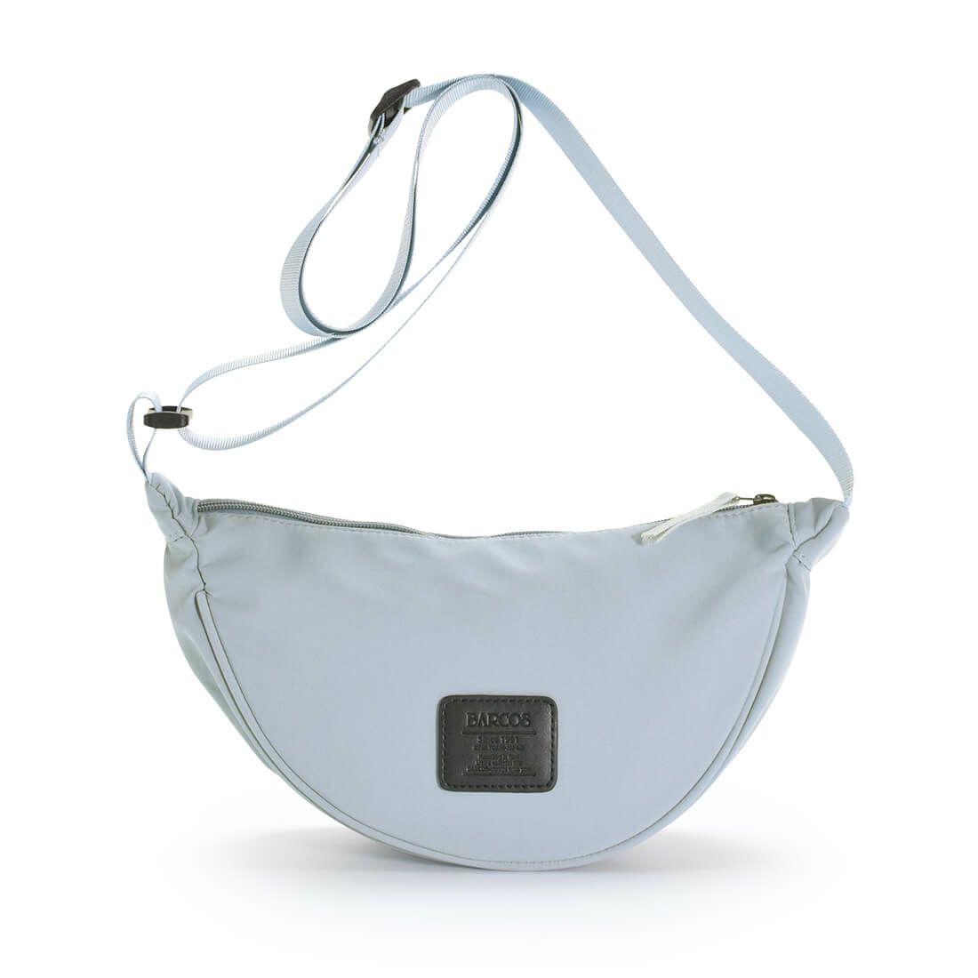 半月型ナイロンショルダーバッグ