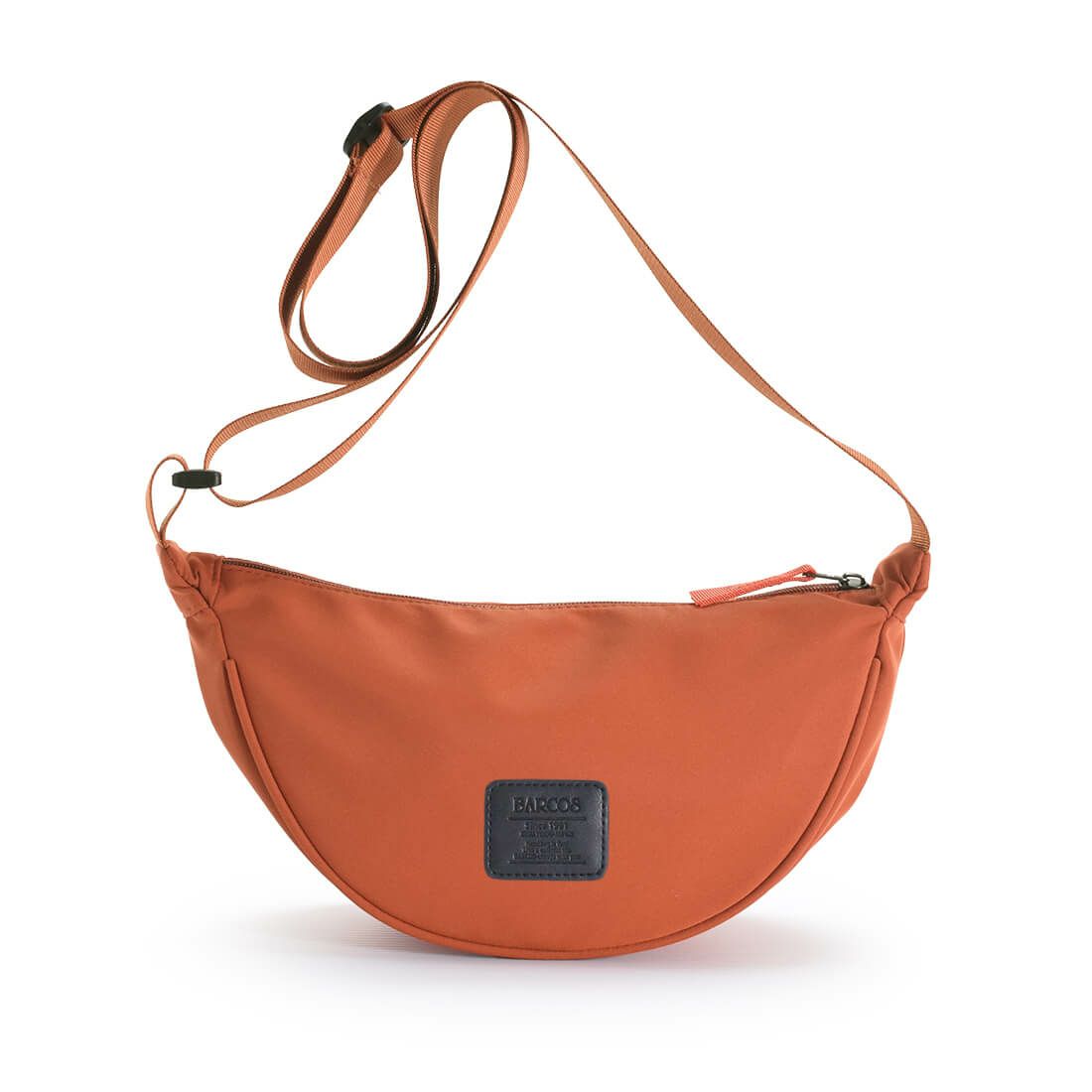 半月型ナイロンショルダーバッグ