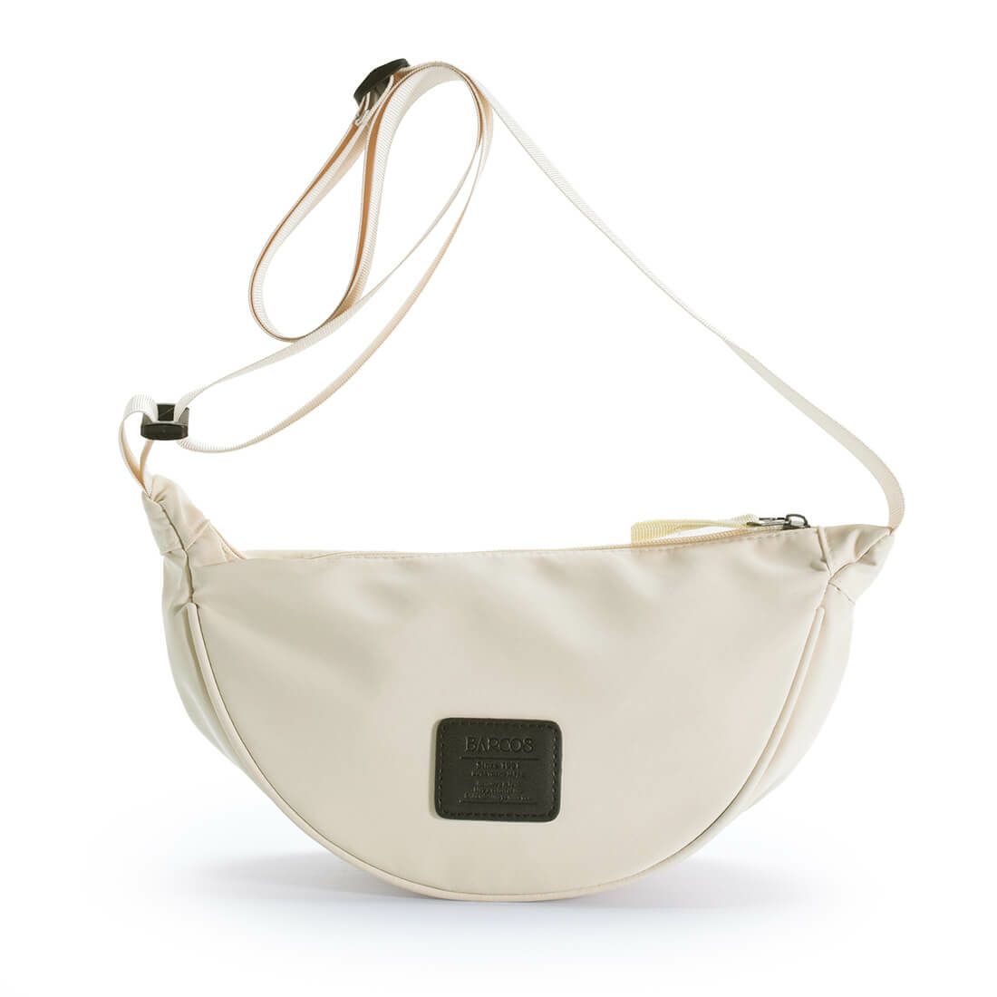 半月型ナイロンショルダーバッグ