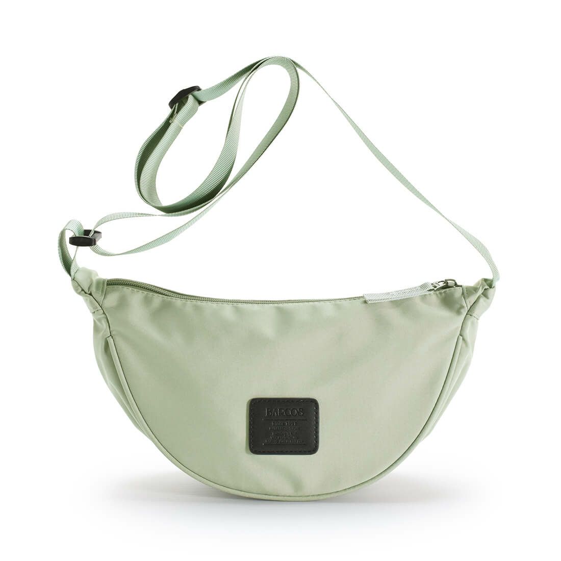 半月型ナイロンショルダーバッグ