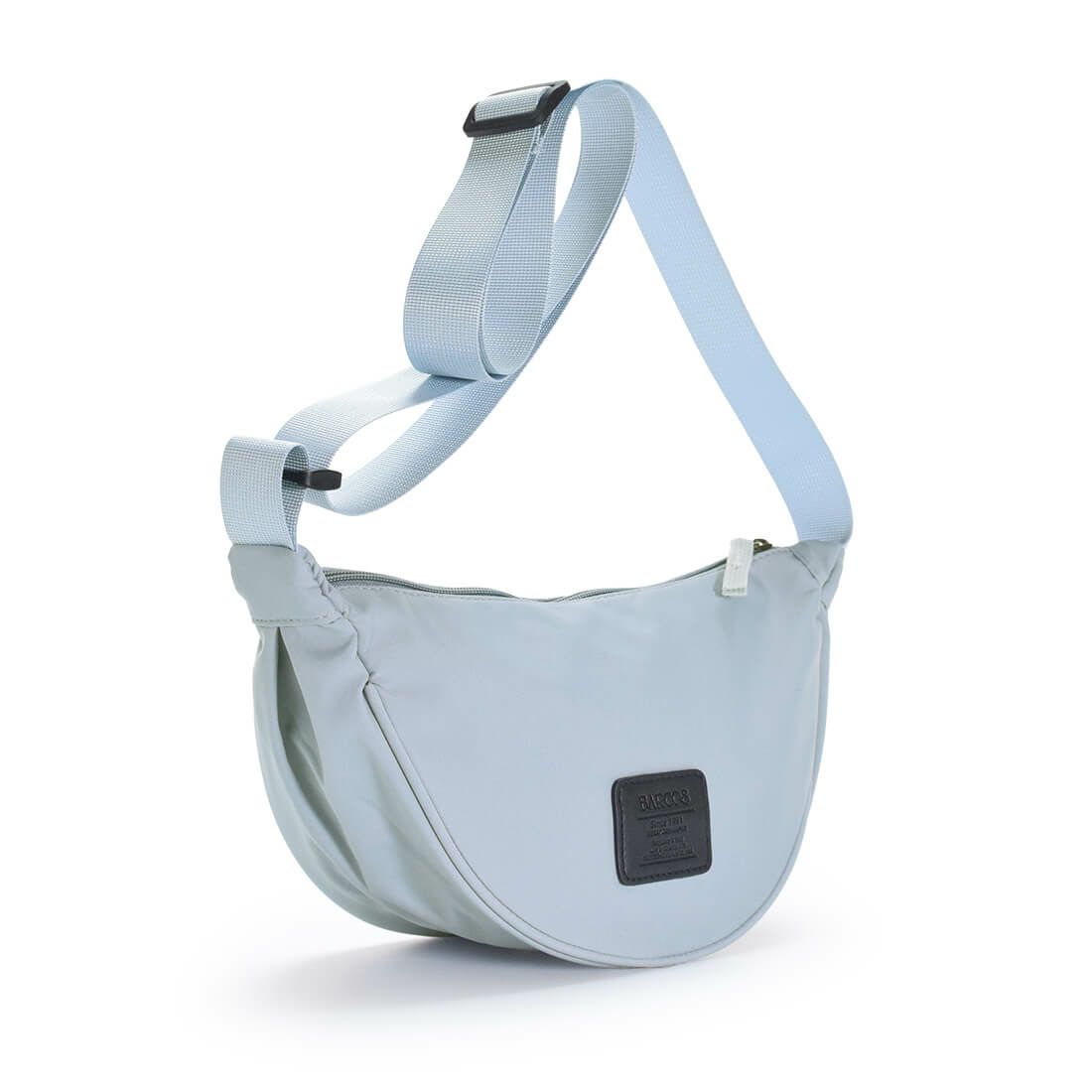 半月型ナイロンショルダーバッグ