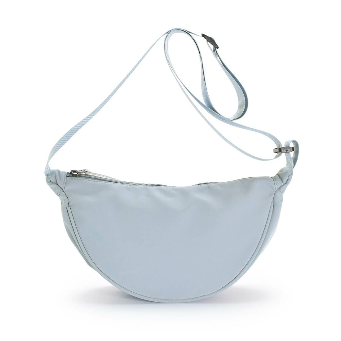 半月型ナイロンショルダーバッグ
