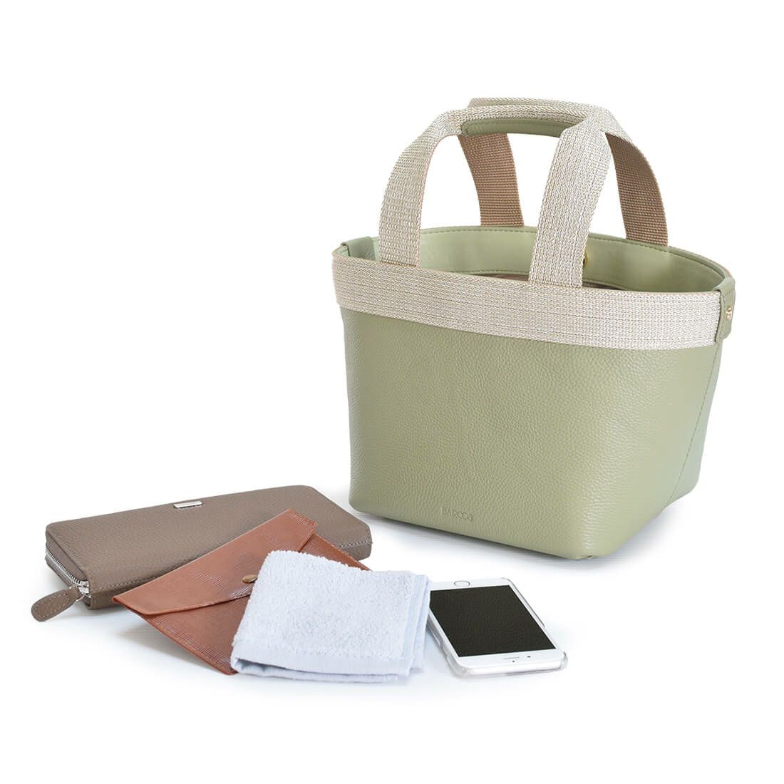 ラメテープデザインカジュアルハンドバッグ