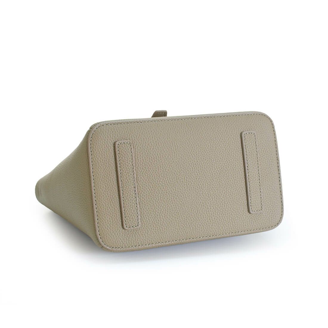 ポーチ付きシュリンクレザー2wayハンドバッグ