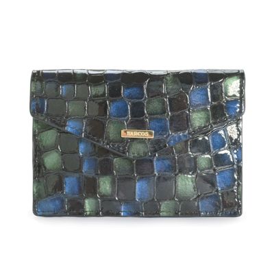 配色ソフトステンドガラスレザー折財布 | バルコス公式オンラインショップ