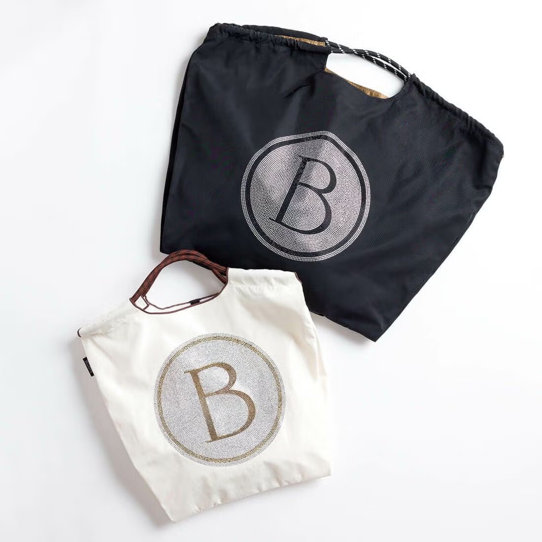 Bマーク入りラインストーンバッグ