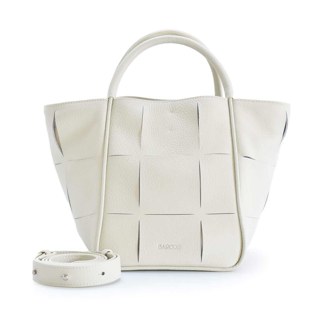カットデザインレザー2wayハンドバッグ | バルコス公式オンラインショップ