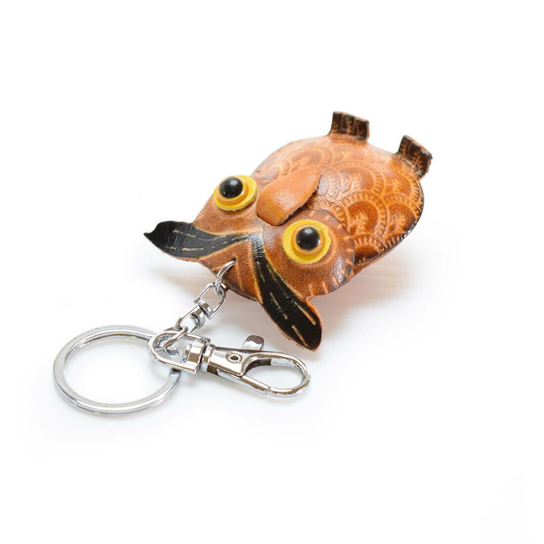 スリムシルエットフクロウモチーフキーホルダー | バルコス公式