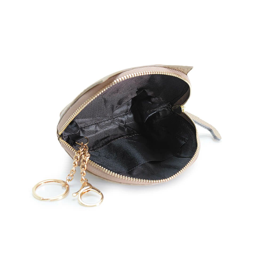 ネコモチーフレザーポーチ