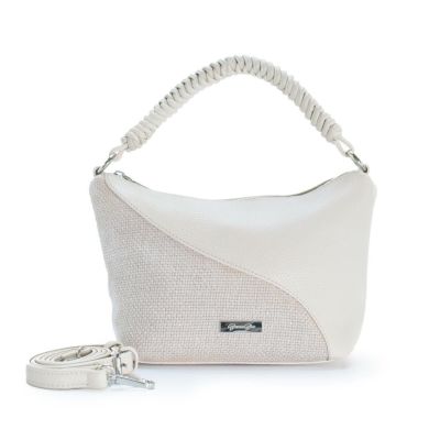 異素材ミックス2wayバッグ