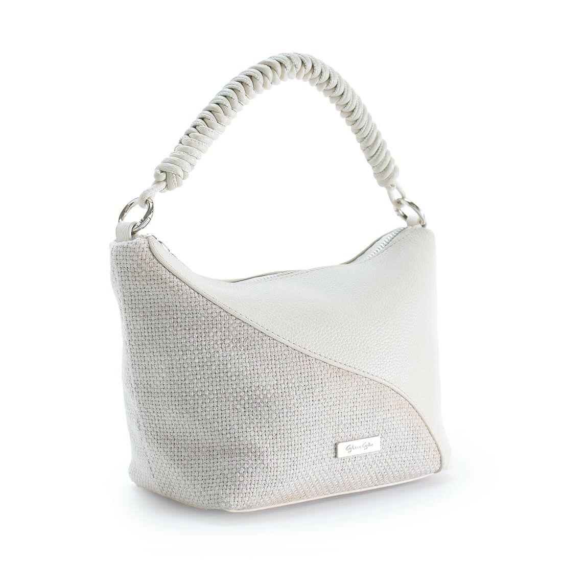 異素材ミックス2wayバッグ