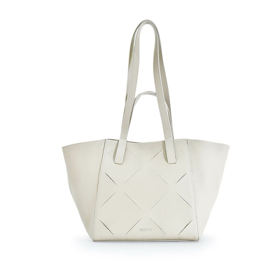 カットデザインレザー変形バッグ