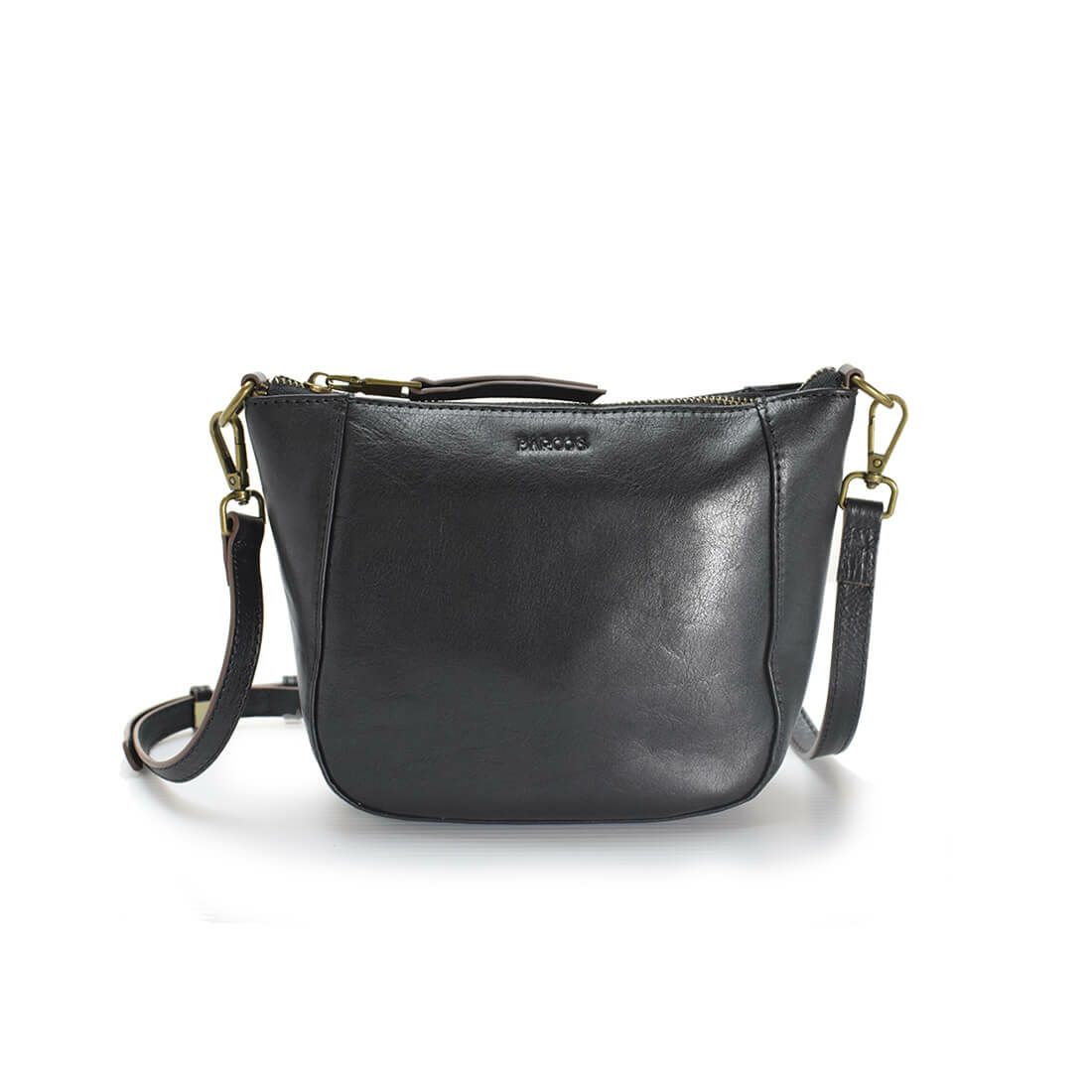 ツヤ有りレザーポシェット