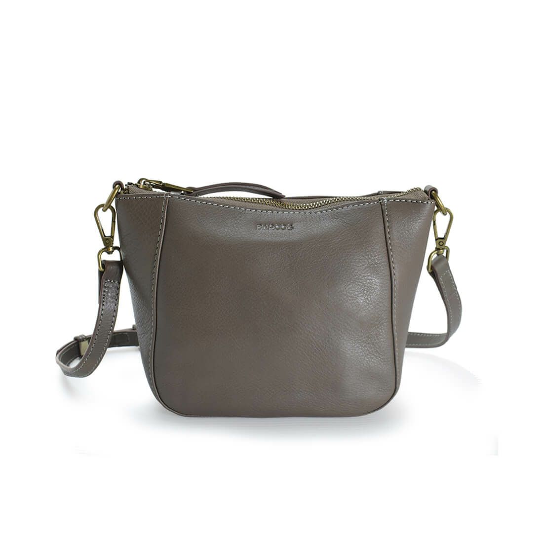 ツヤ有りレザーポシェット