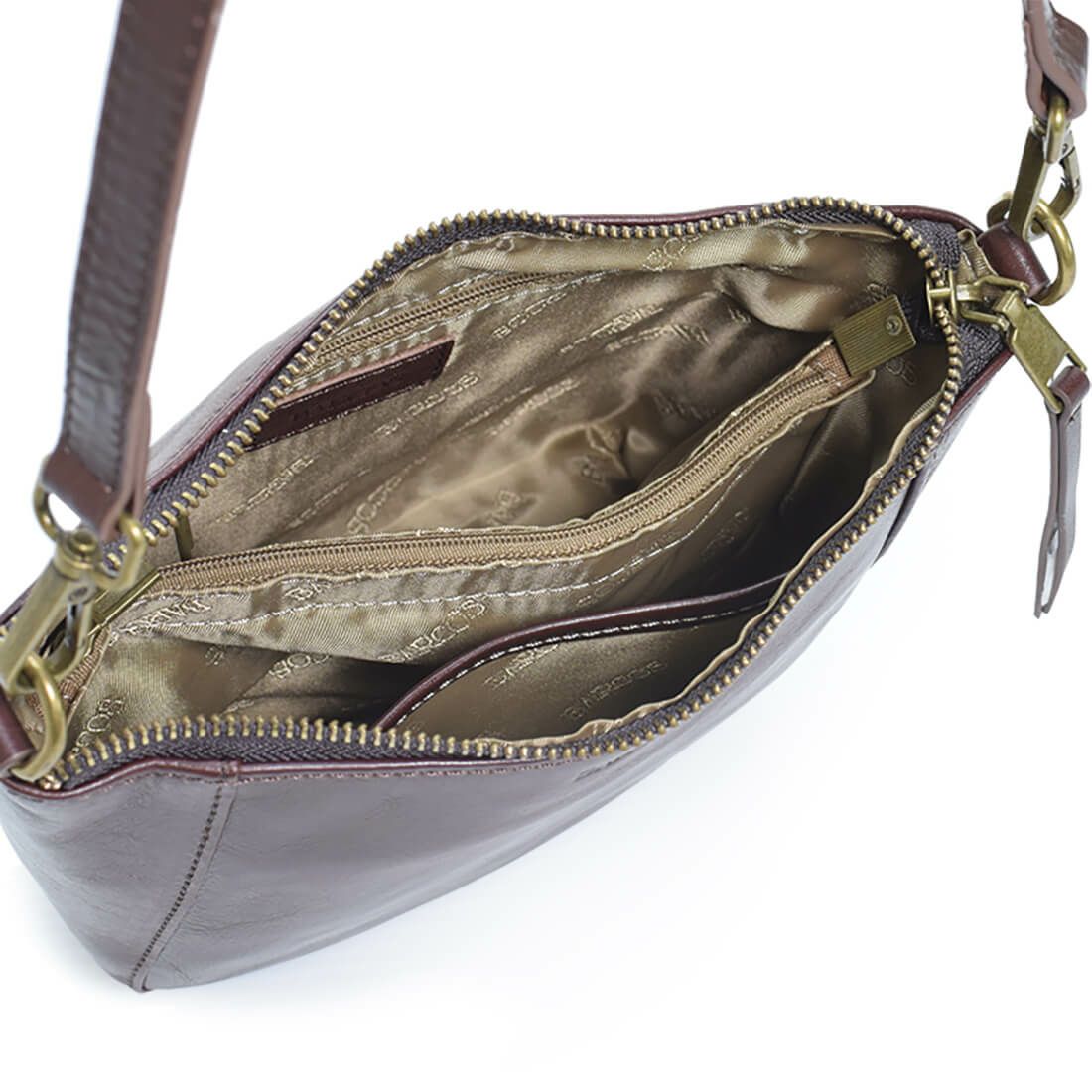 ツヤ有りレザーポシェット