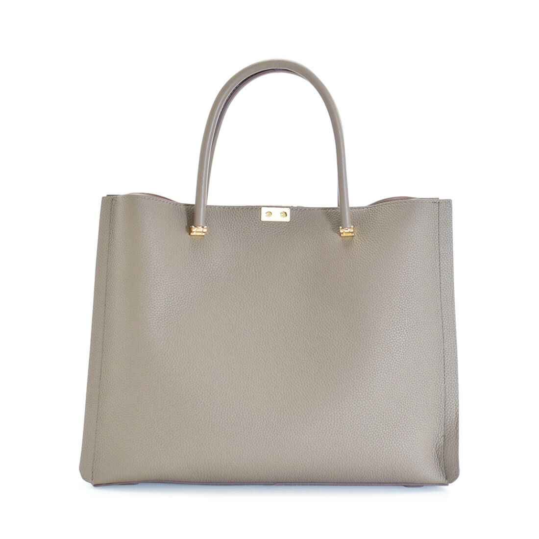 2wayクラシックレザーハンドバッグ