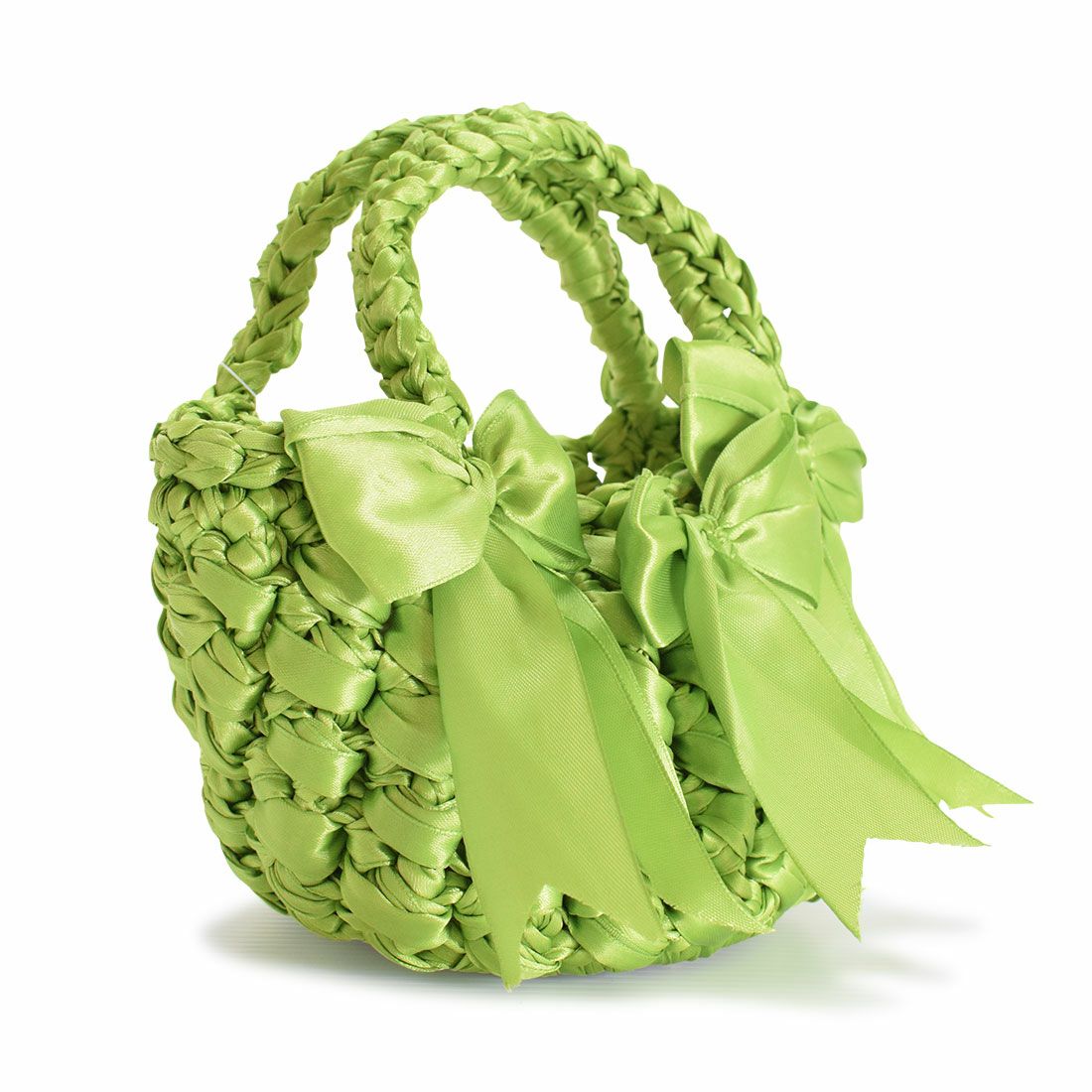リボンモチーフハンドバッグ