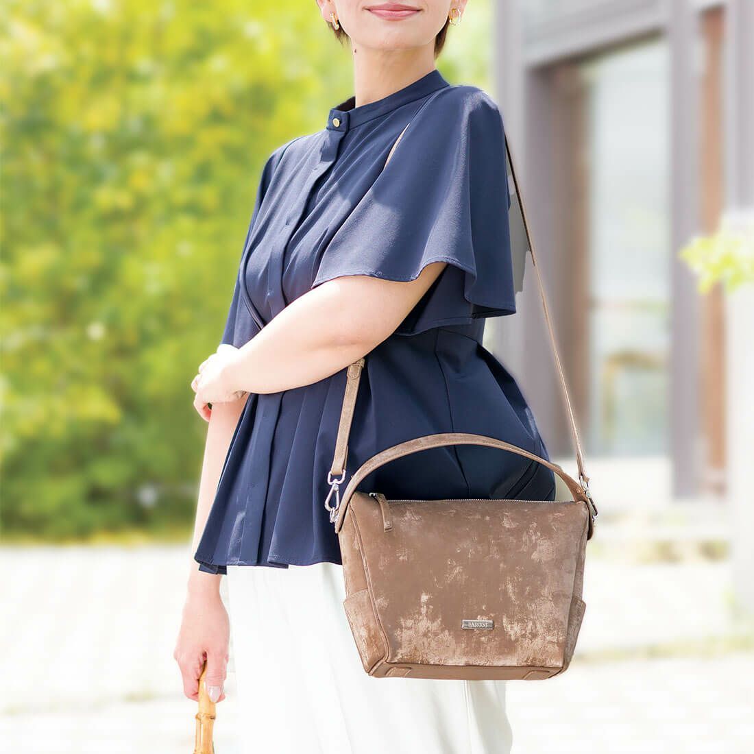 シルキーレザー2wayハンドバッグ＜ヴェルーチェ＞ | バルコス公式