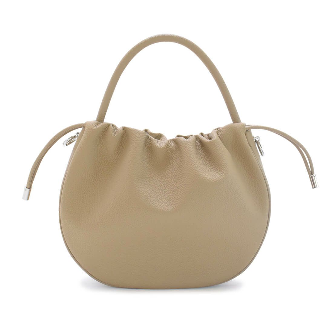 ワンハンドル2wayラウンド型バッグ