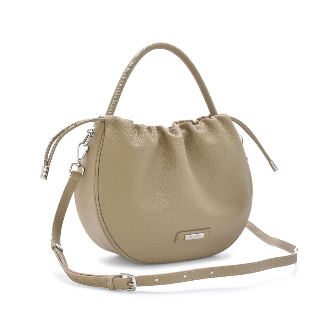 ワンハンドル2wayラウンド型バッグ