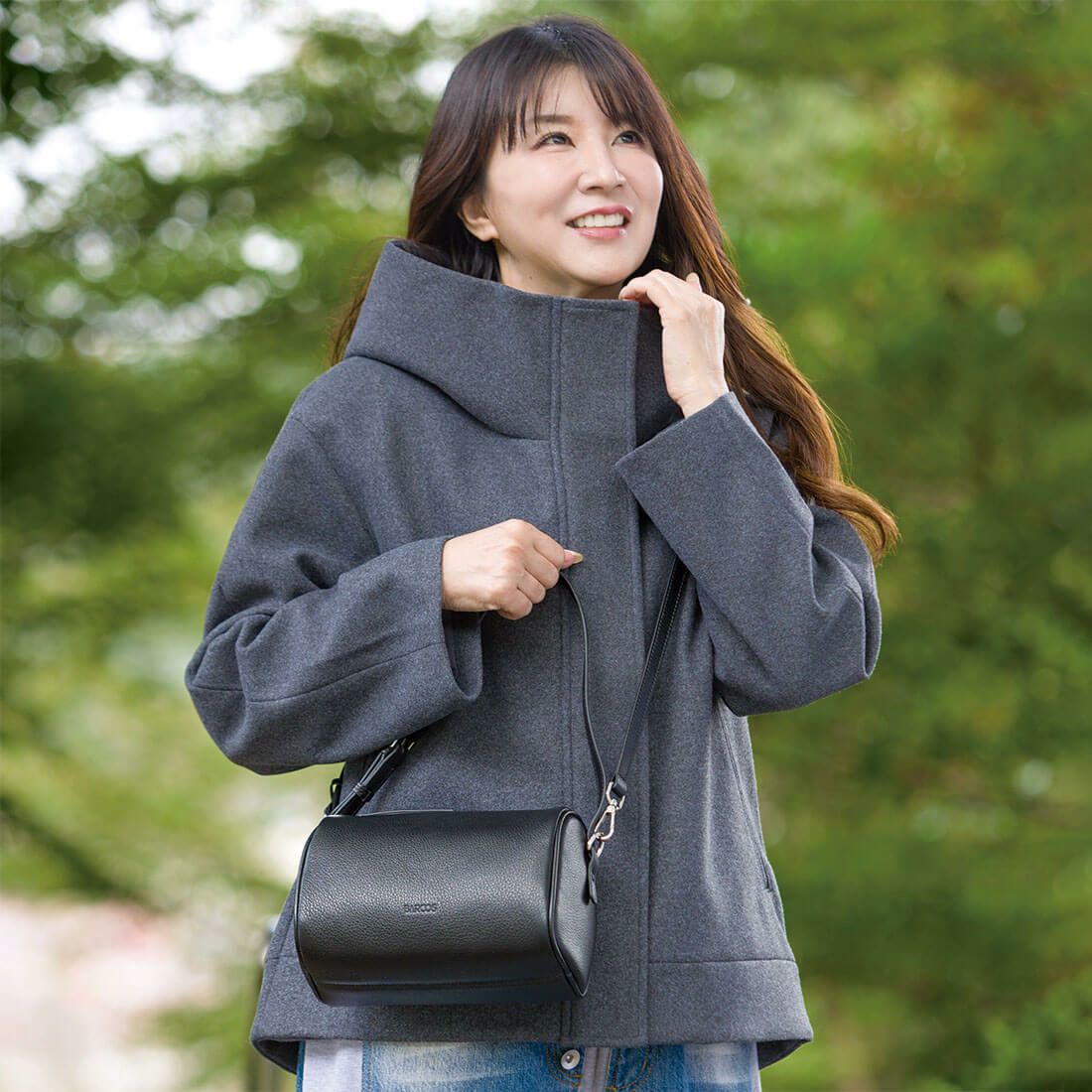 2wayレザーミニボストンバッグ