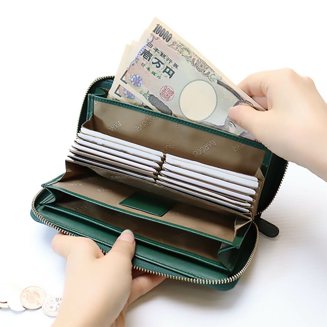 GLウォレット 蛇腹式長財布＜リトルノ ラウンド＞