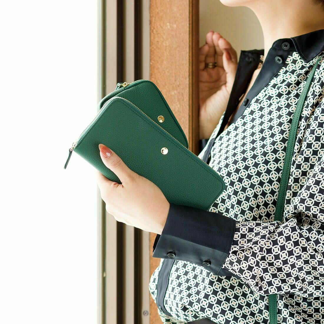 GLウォレット 蛇腹式長財布＜リトルノ ラウンド＞