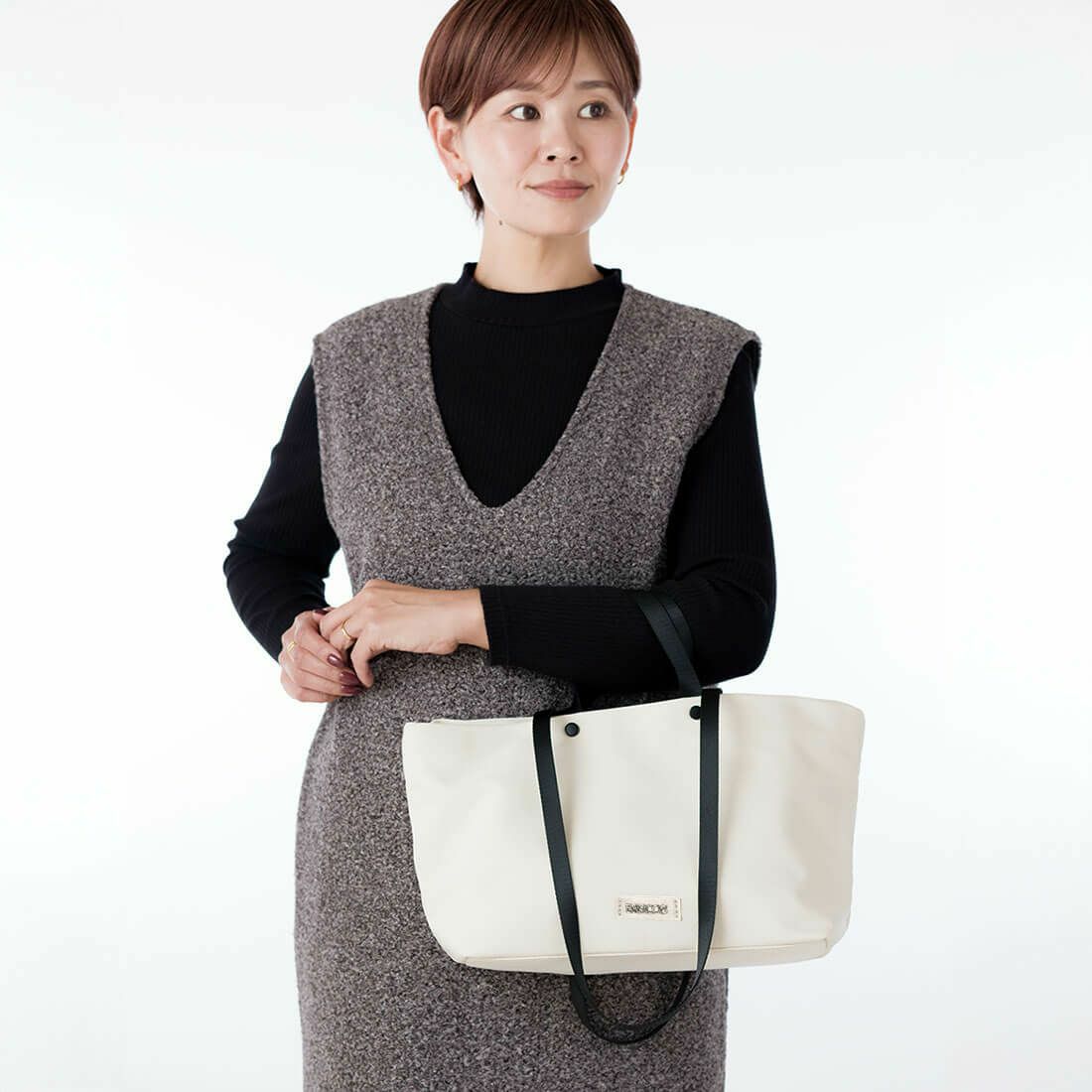 ナイロン2wayハンドバッグ