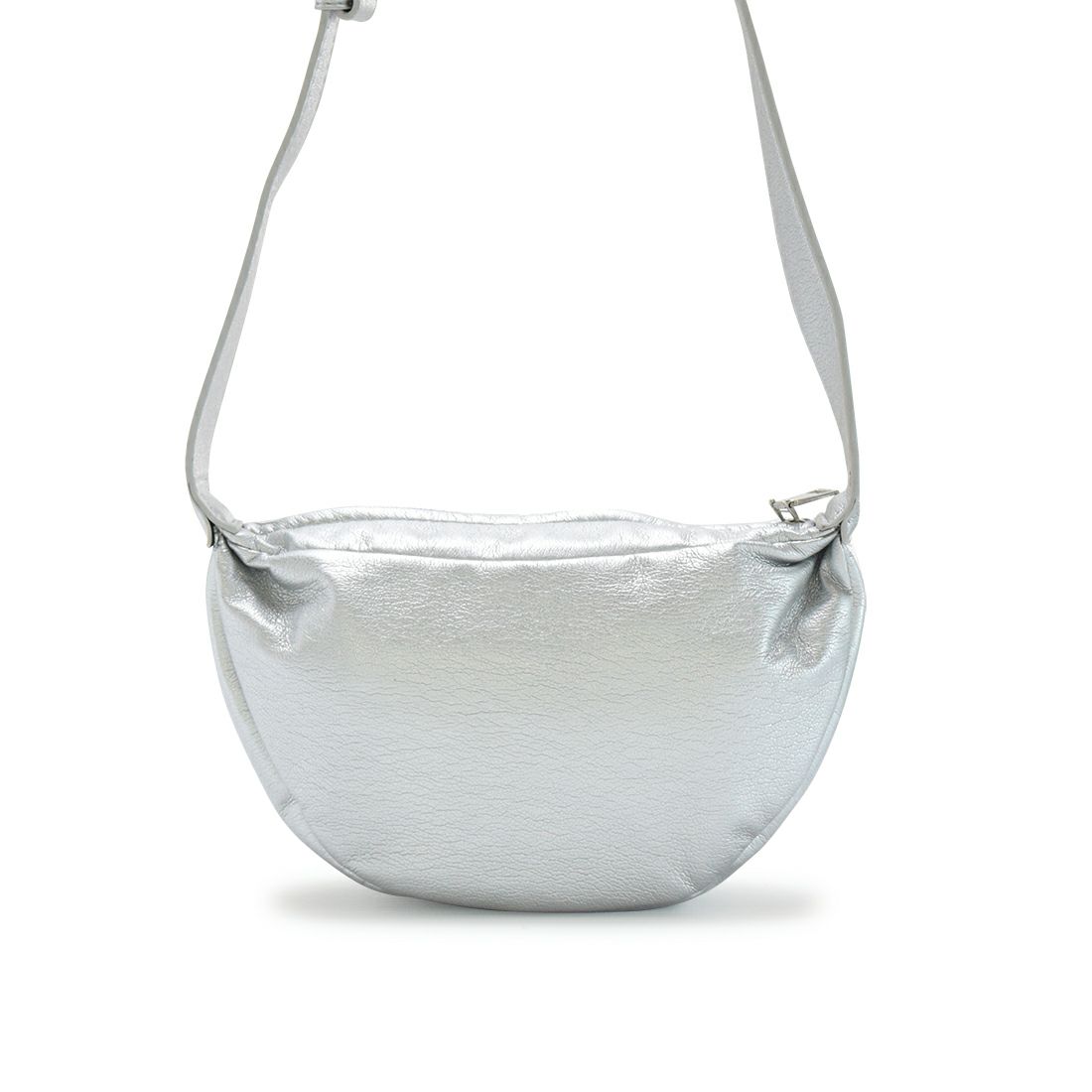 スムースレザー調ミニショルダーバッグ