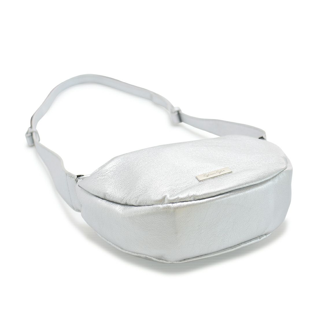 スムースレザー調ミニショルダーバッグ