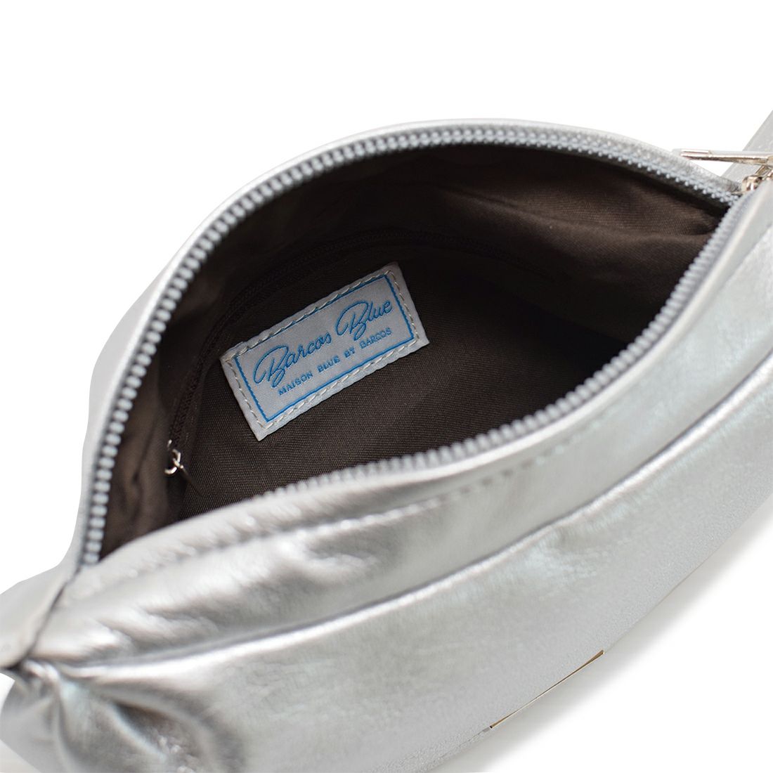 スムースレザー調ミニショルダーバッグ