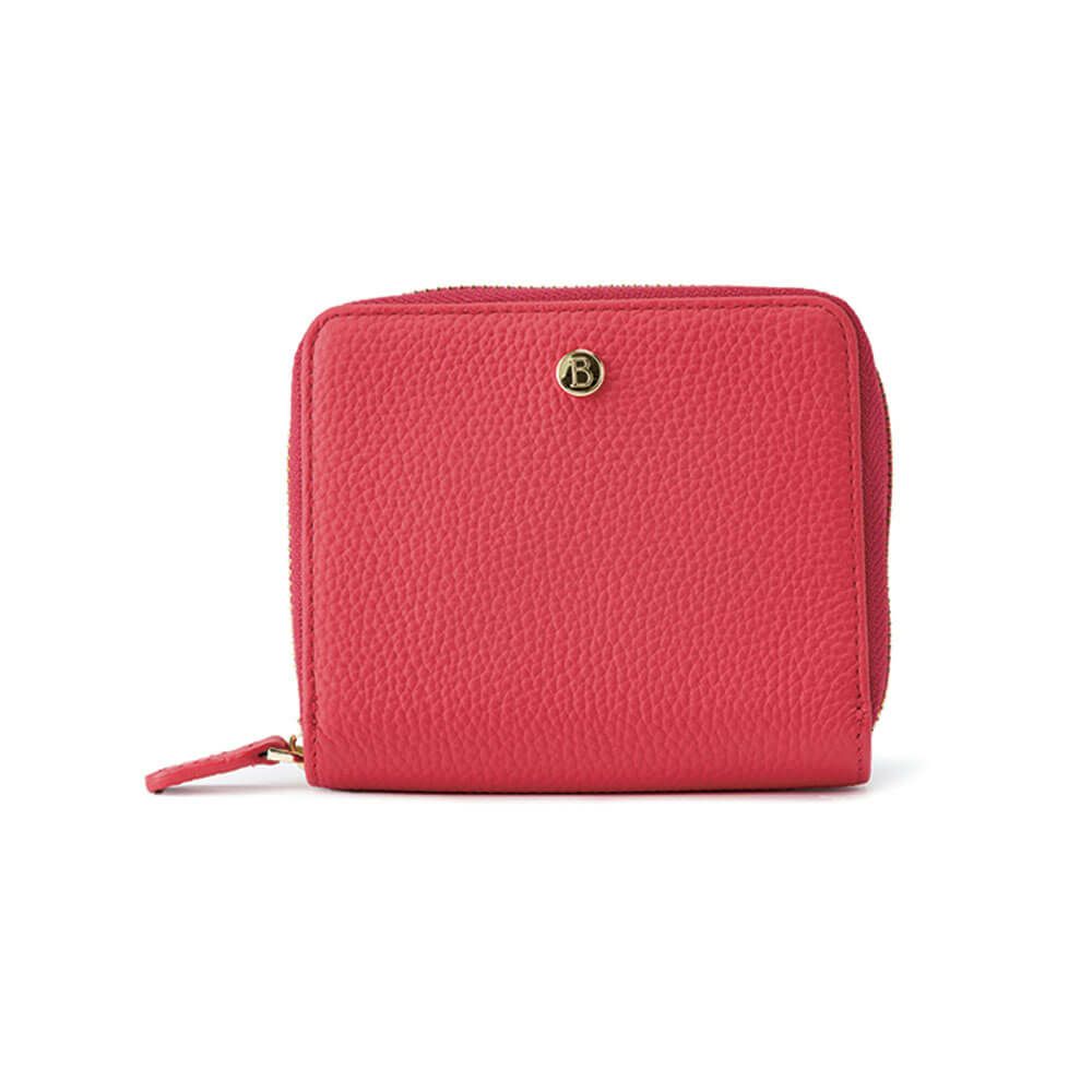 紛失防止チップ付きシュリンクレザー折財布＜ノヴィタ＞