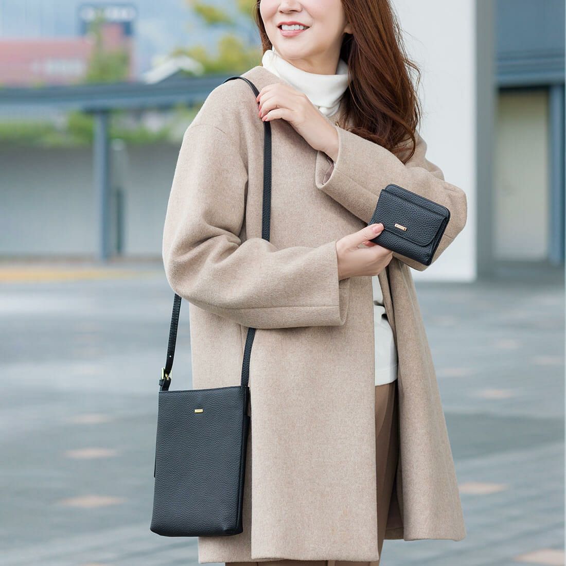 シュリンクレザー折財布＆ポシェット＜ルーニア＞ | バルコス公式