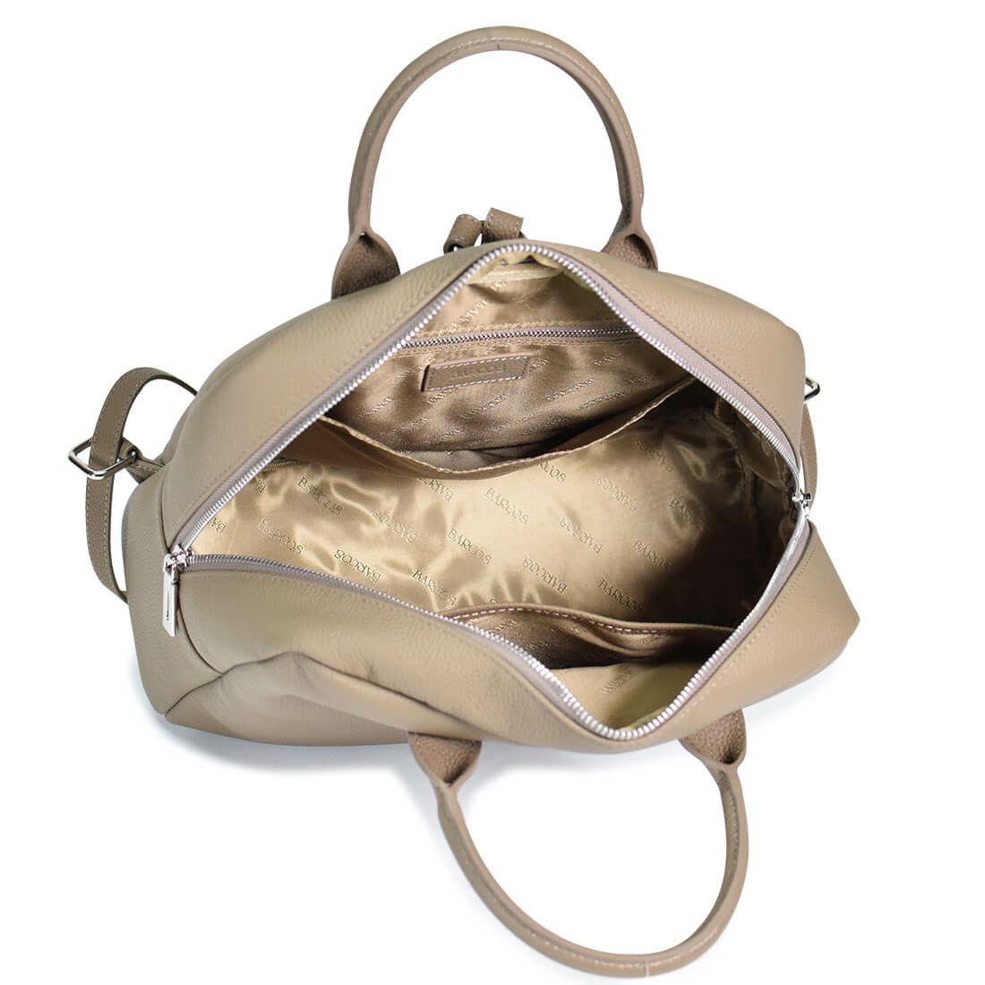 シンプルデザインレザーリュックサック