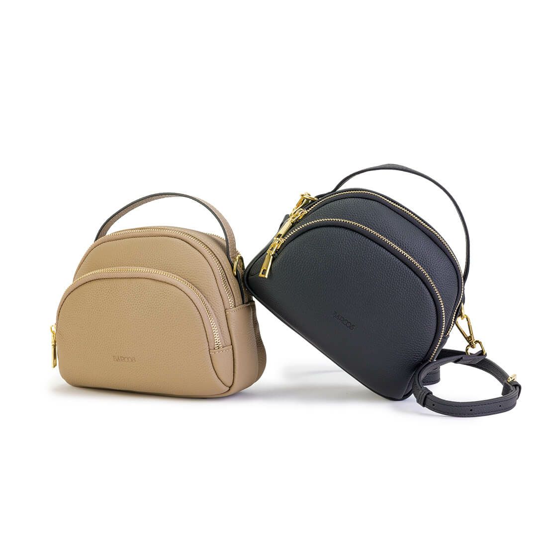 シュリンクレザーポケットバッグ