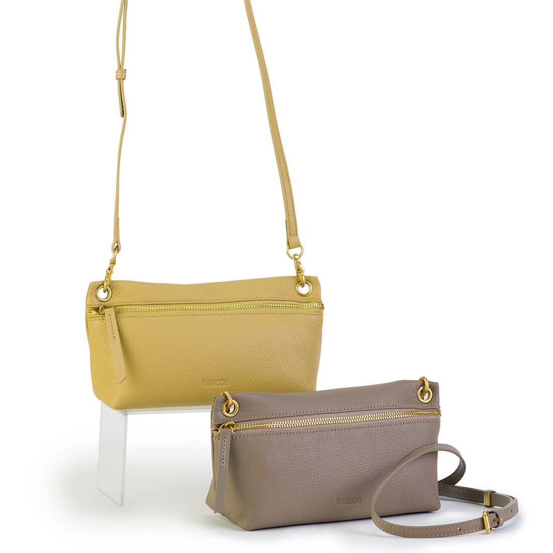 シュリンクレザーミニポシェット